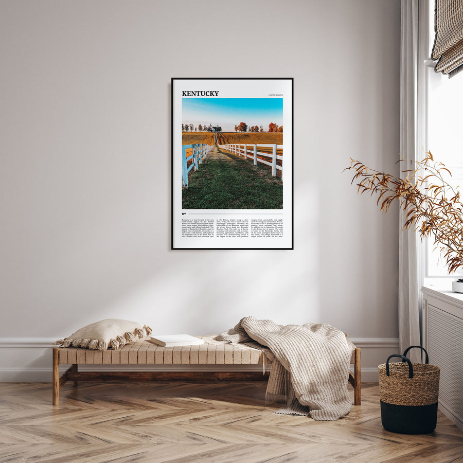 Kentucky Travel Color Poster