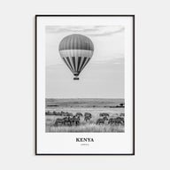 Kenya Portrait B&W Poster