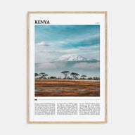 Kenya Travel Color Poster