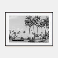 Kerala Landscape B&W Poster