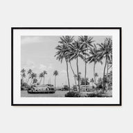 Kerala Landscape B&W Poster