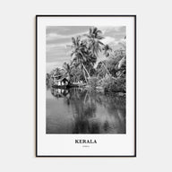 Kerala Portrait B&W Poster