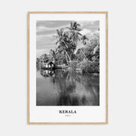 Kerala Portrait B&W Poster