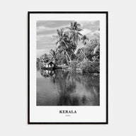 Kerala Portrait B&W Poster