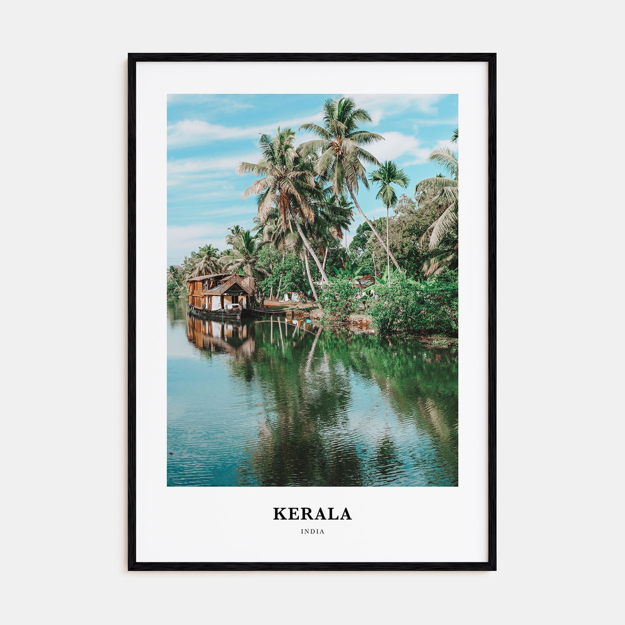 Kerala Portrait Color Poster