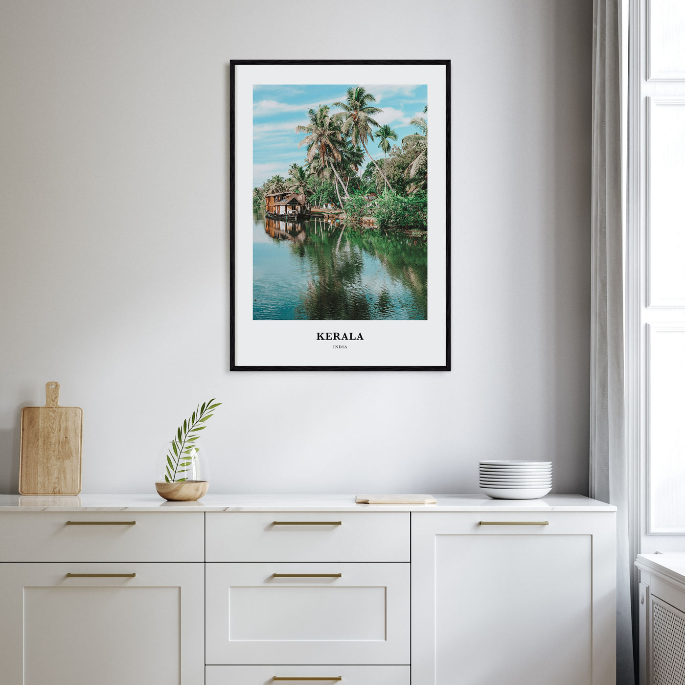 Kerala Portrait Color Poster