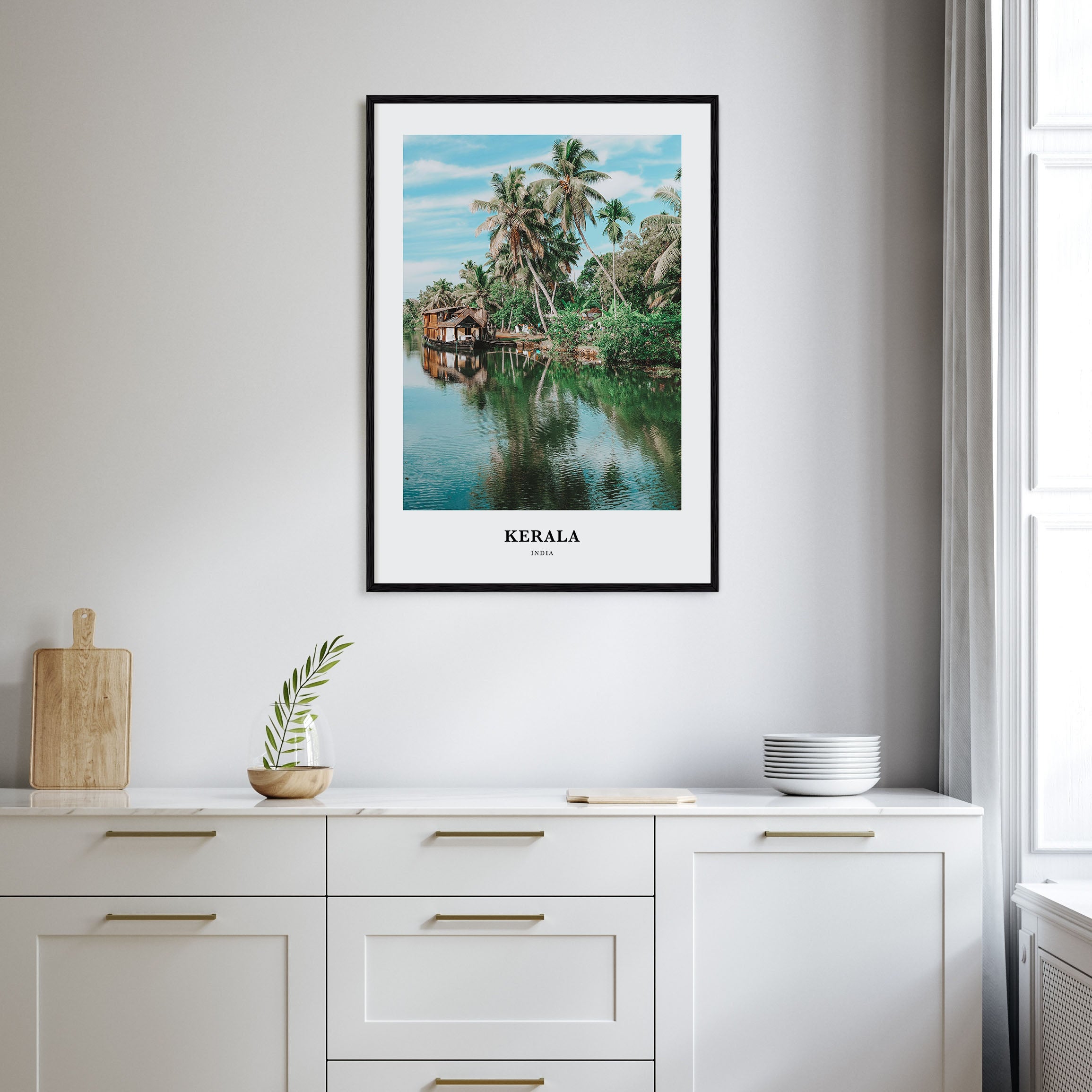 Kerala Portrait Color Poster