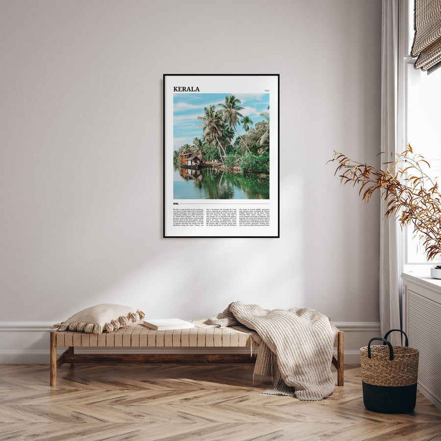 Kerala Travel Color Poster
