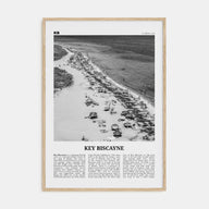 Key Biscayne Travel B&W Poster
