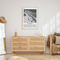 Key Biscayne Travel B&W Poster