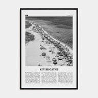 Key Biscayne Travel B&W Poster