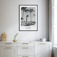 Key West Portrait B&W No 1 Poster