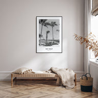 Key West Portrait B&W No 1 Poster