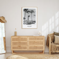 Key West Portrait B&W No 1 Poster