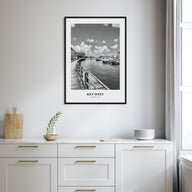 Key West Portrait B&W No 2 Poster