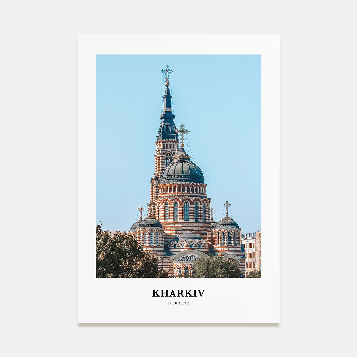Kharkiv Portrait Color Poster