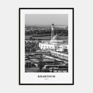 Khartoum Portrait B&W Poster