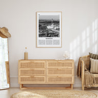 Khartoum Travel B&W Poster