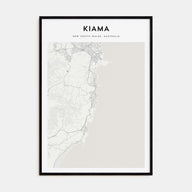 Kiama Map Portrait Poster