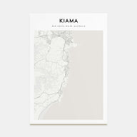 Kiama Map Portrait Poster