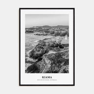 Kiama Portrait B&W Poster