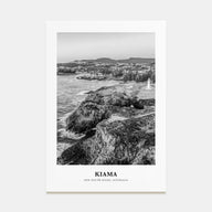 Kiama Portrait B&W Poster