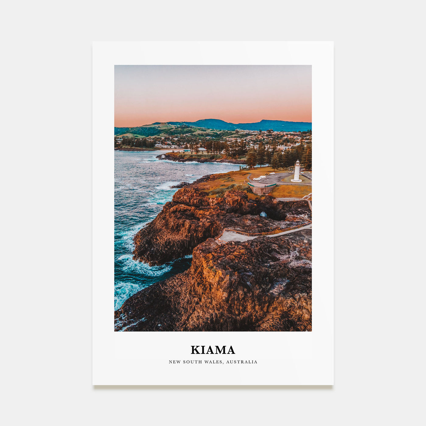 Kiama Portrait Color Poster