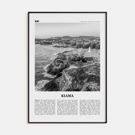 Kiama Travel B&W Poster