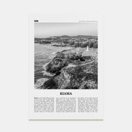 Kiama Travel B&W Poster