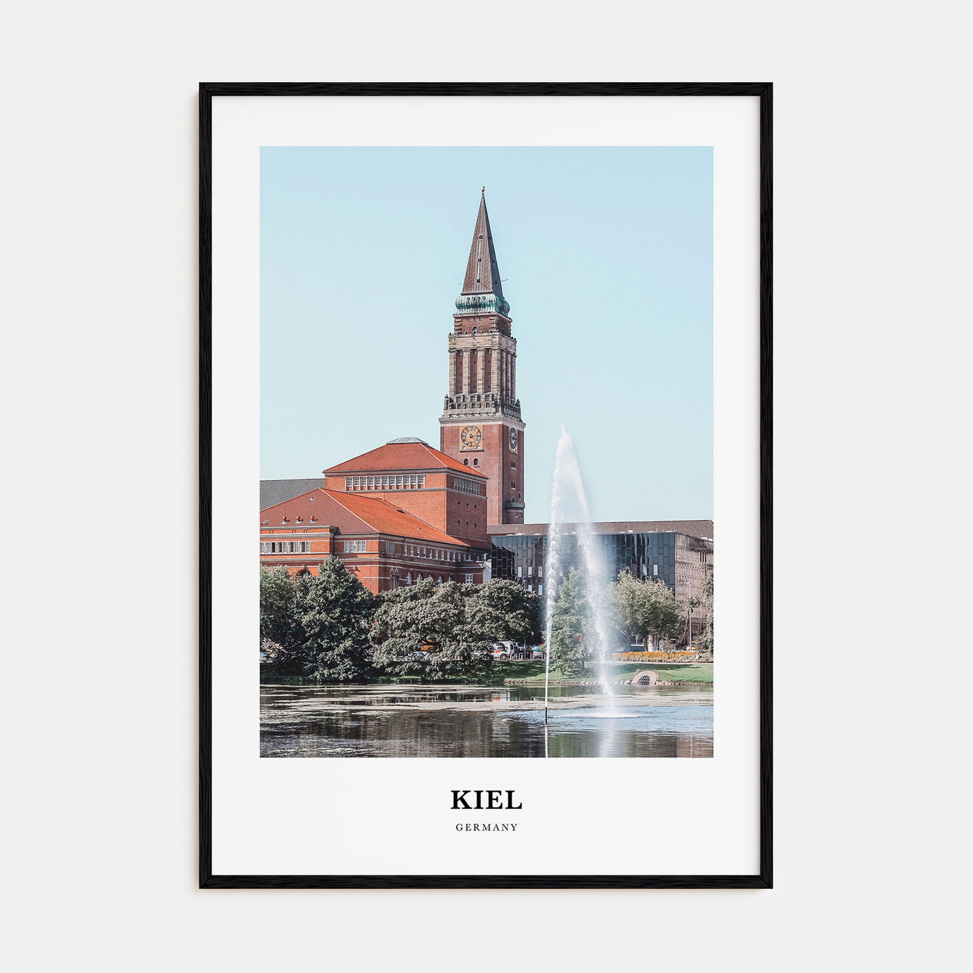 Kiel Portrait Color Poster