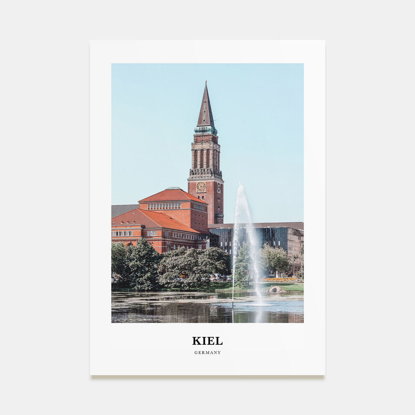 Kiel Portrait Color Poster