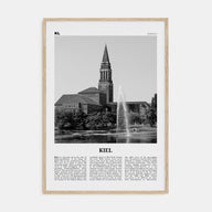 Kiel Travel B&W Poster