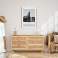 Kiel Travel B&W Poster