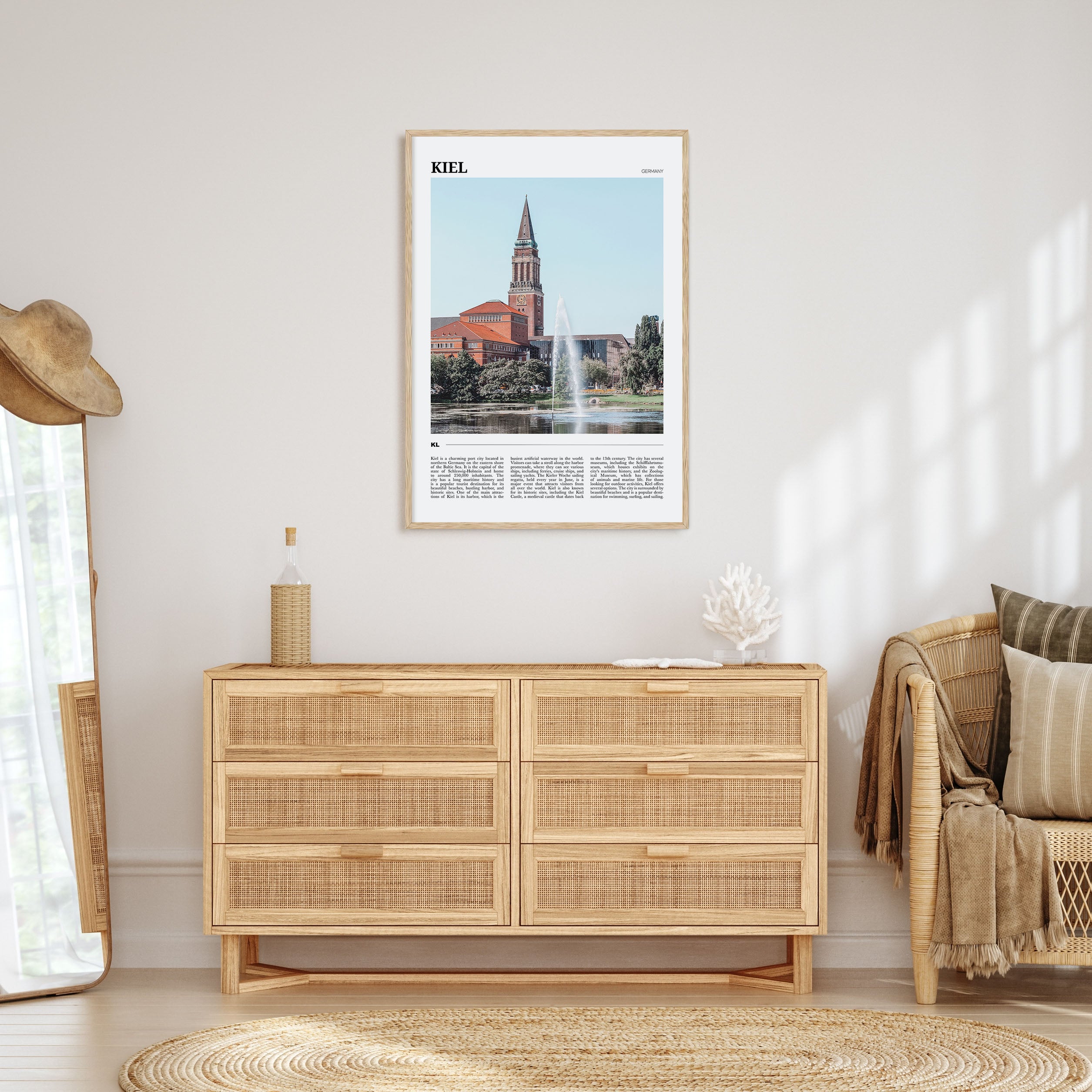 Kiel Travel Color Poster