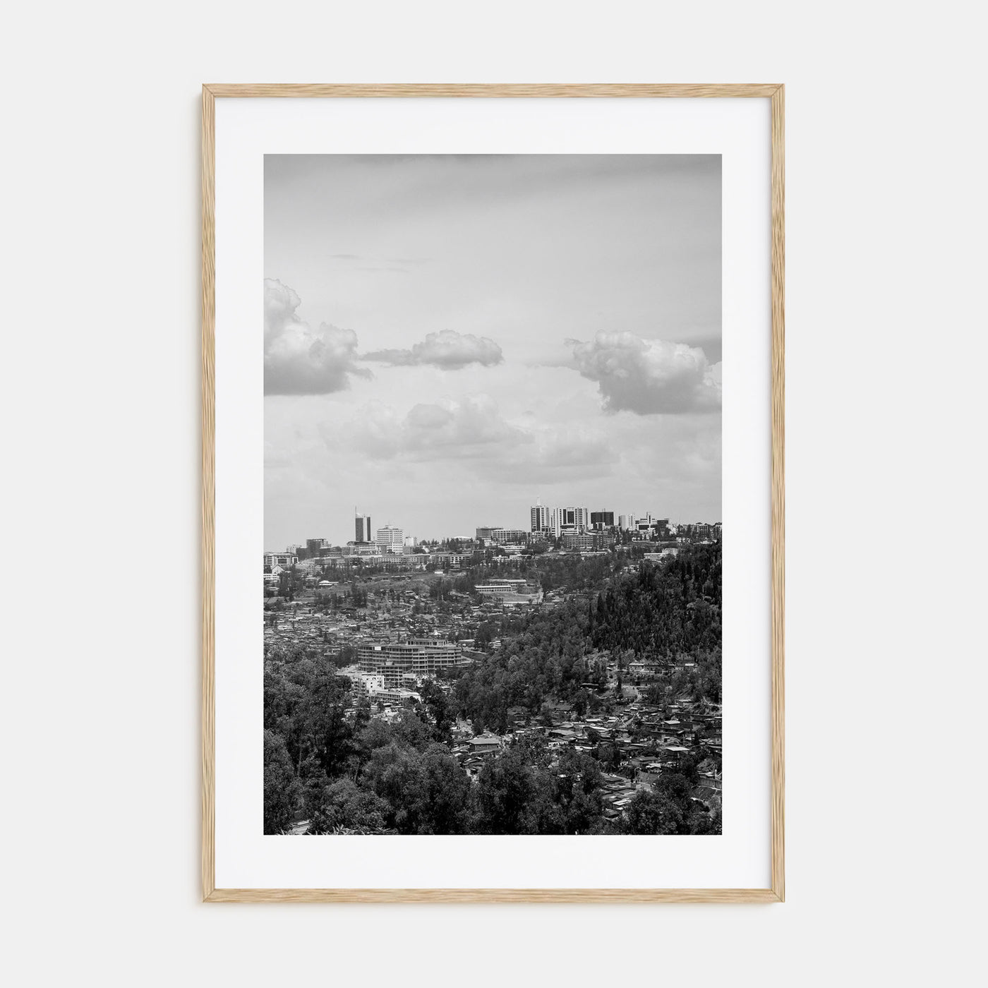 Kigali Photo B&W Poster
