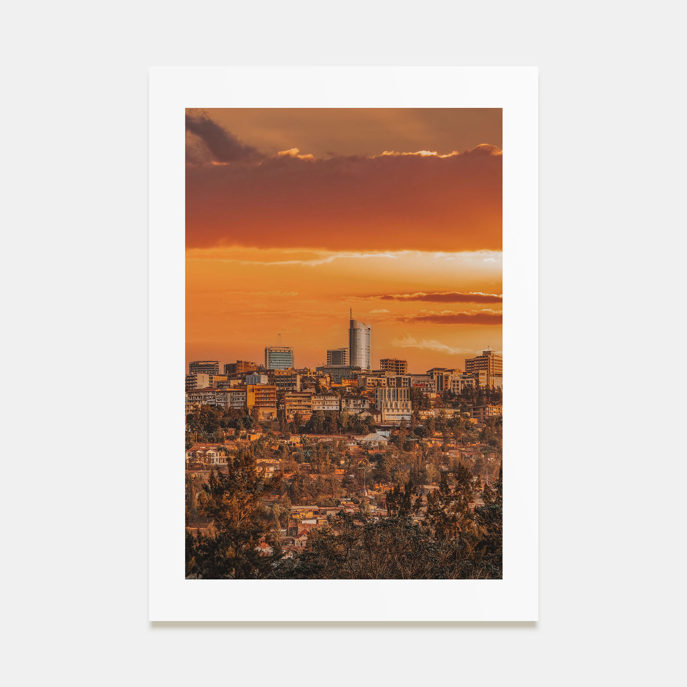 Kigali Photo Color Poster