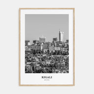 Kigali Portrait B&W Poster