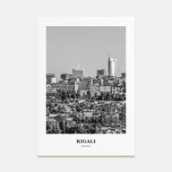 Kigali Portrait B&W Poster