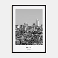 Kigali Portrait B&W Poster
