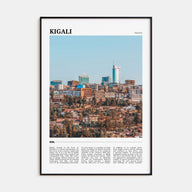 Kigali Travel Color Poster