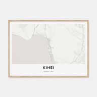 Kihei Map Landscape Poster