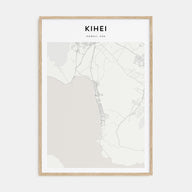 Kihei Map Portrait Poster