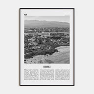 Kihei Travel B&W Poster