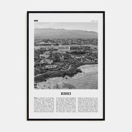 Kihei Travel B&W Poster