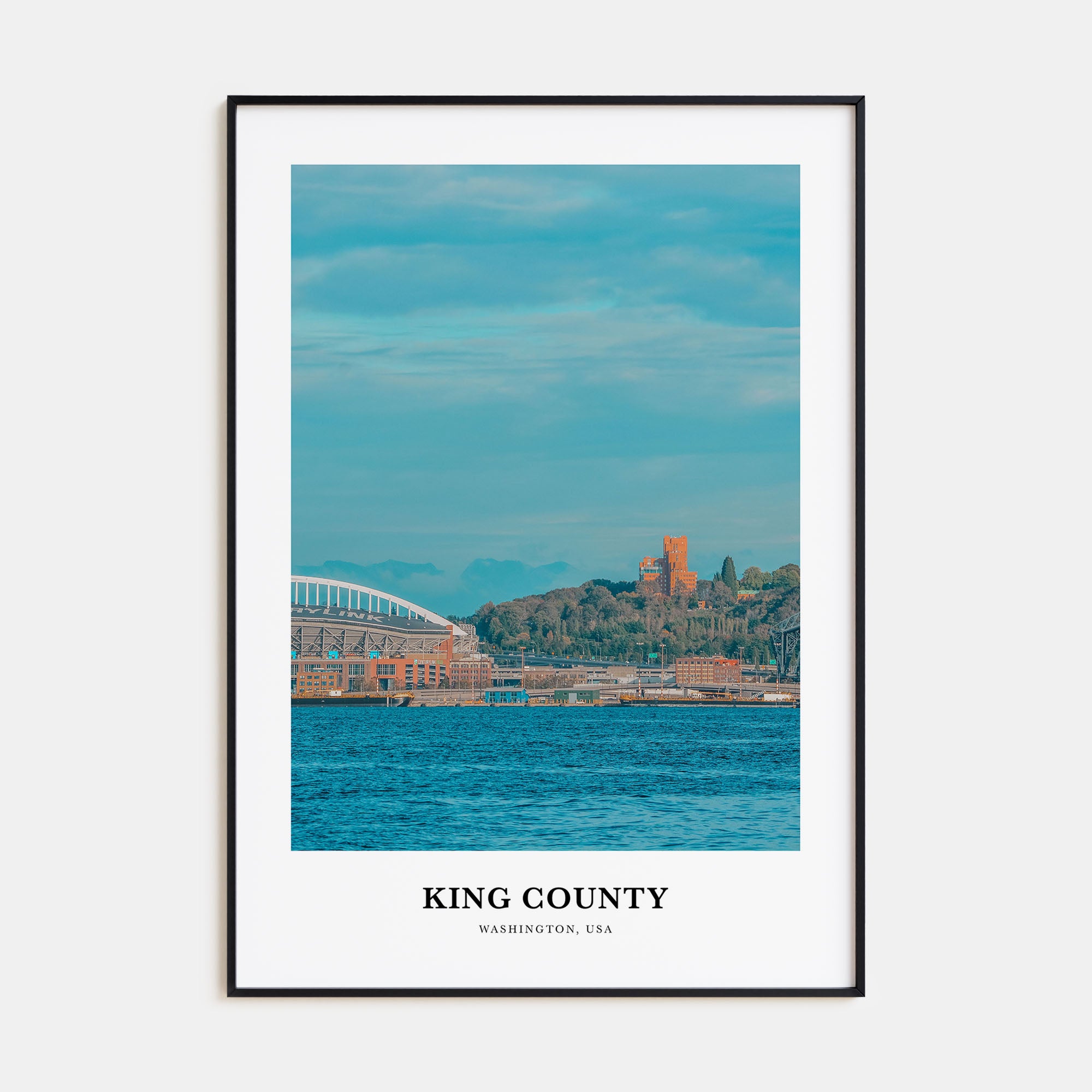 King County Portrait Color Poster