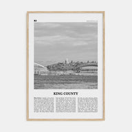 King County Travel B&W Poster