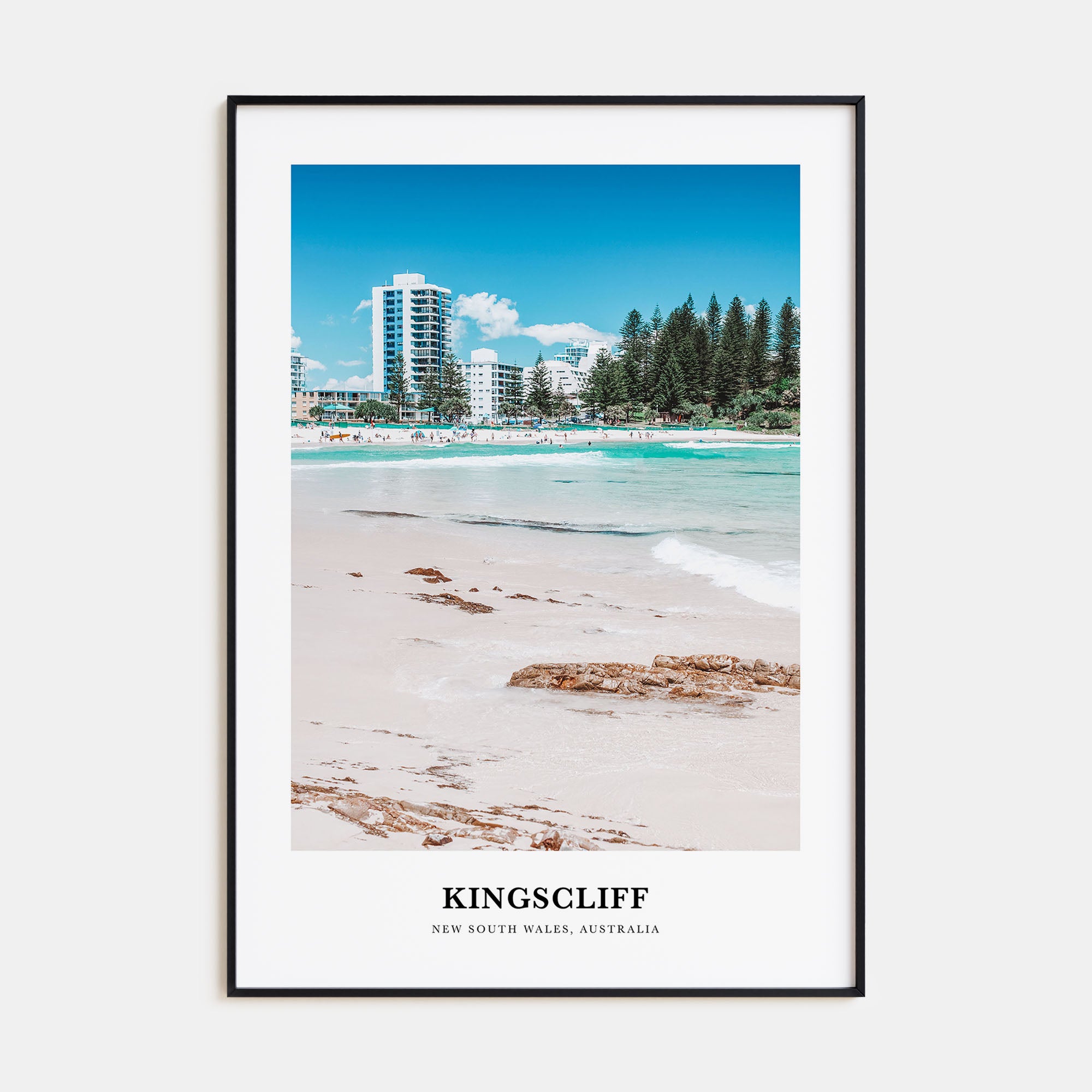 Kingscliff Portrait Color Poster
