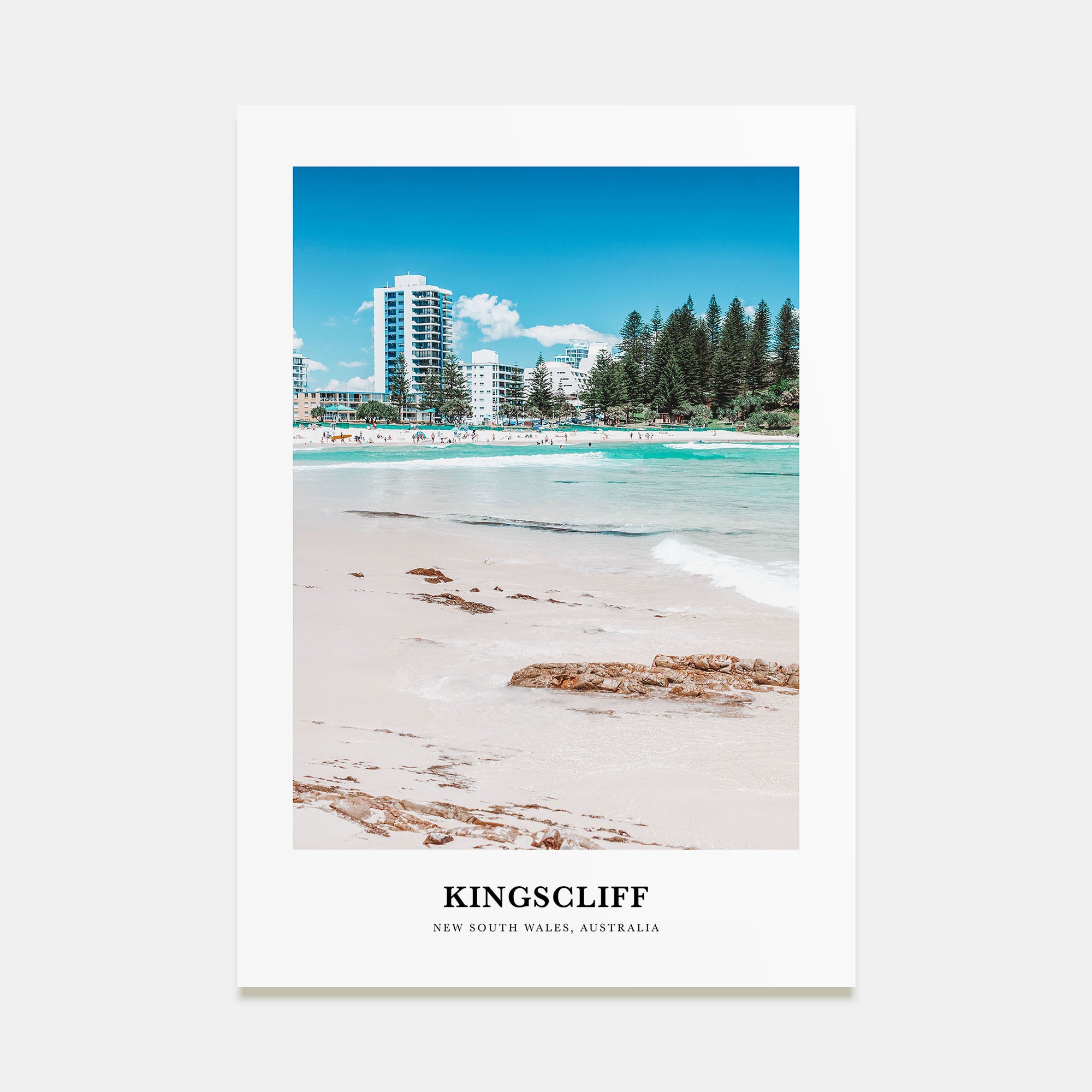 Kingscliff Portrait Color Poster