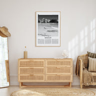 Kingscliff Travel B&W Poster