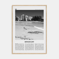 Kingscliff Travel B&W Poster